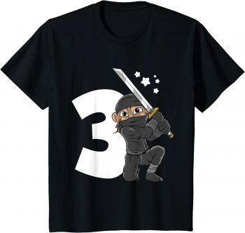 3. Geburtstag für Jungen 3 Jahre Ninja