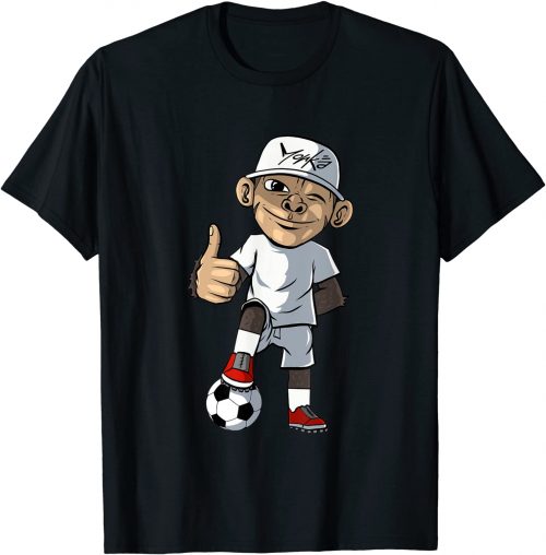 Fußball Fußballer Affe Fußballspieler - Standard T-Shirt
