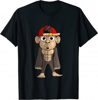 Süßer Affe ist erstaunt - staunen - wundern T-Shirt