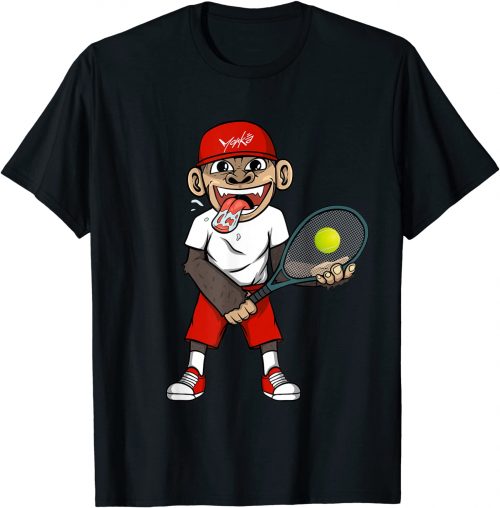 Tennis Affe Tennisball Tennisspieler